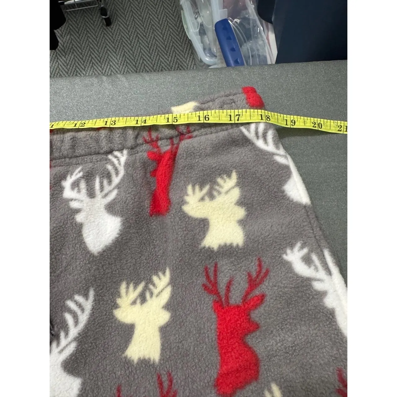 Victory Lounge Fleece‎ Pajama Pants (XXL) Gray - Image 7