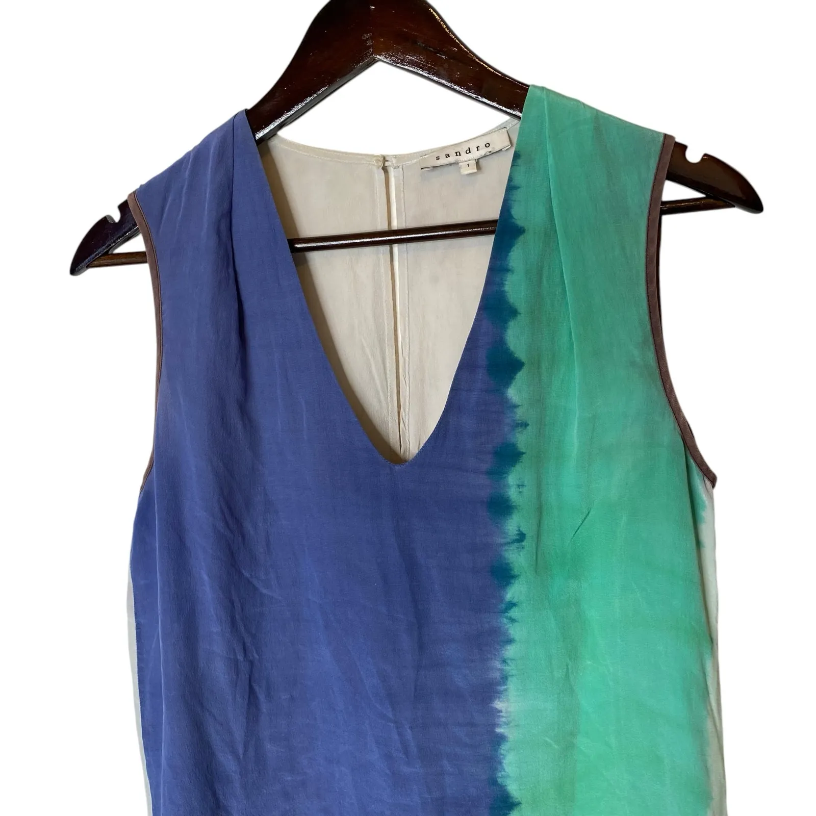 Sandro ‎ Silk Sleeveless Top - Image 2