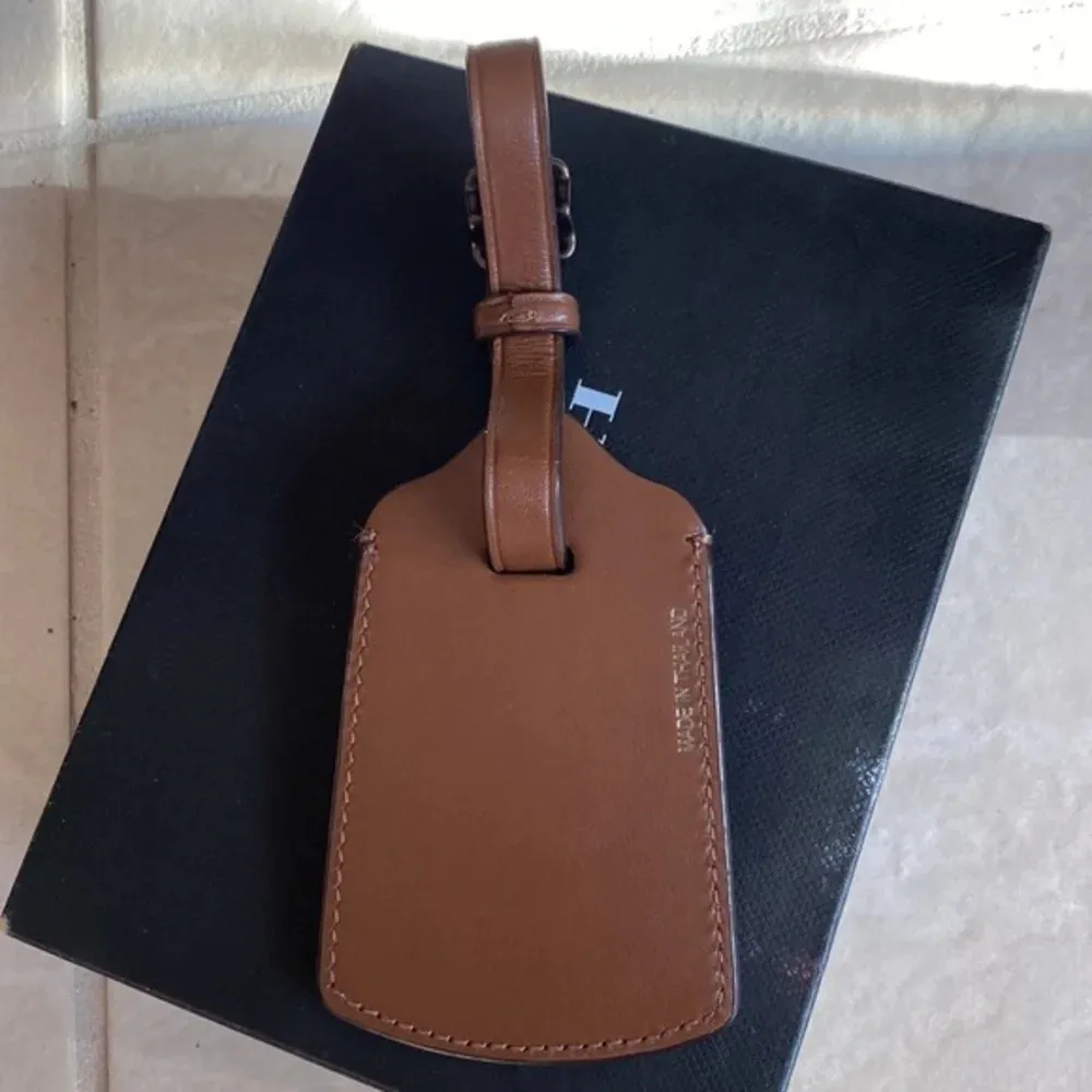 COACH Leather Luggage “LF”‎ Initials w/Box (NEW) - Image 6