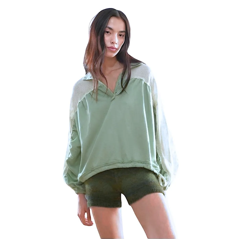 Out From Under Sienna Mesh Pullover Sweatshirt Size Small - Image 13