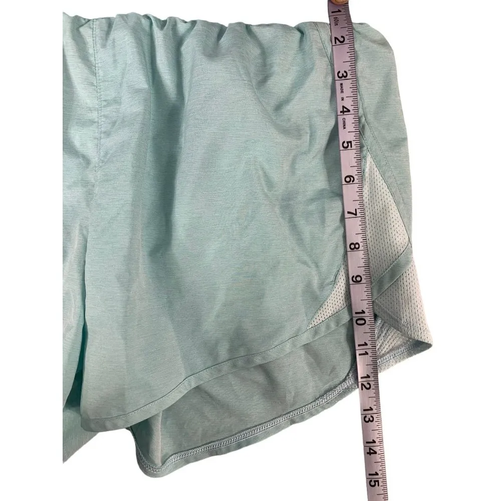 Under Armour Women's Aqua Blue Running Shorts - Image 6