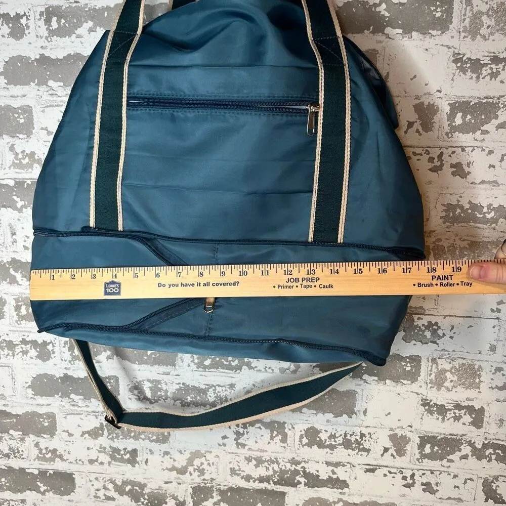 Handmade workshop | duffle bag expandable blue - Image 5