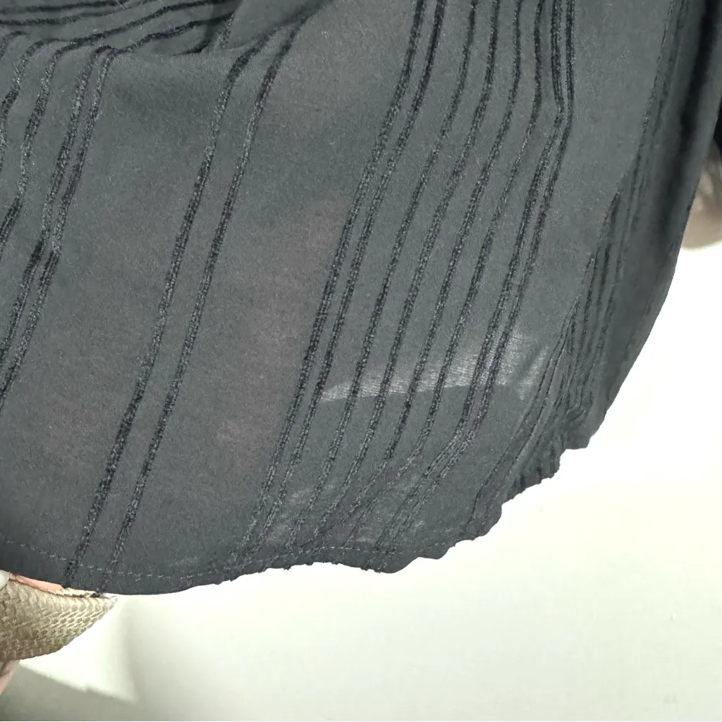 Gentle Fawn Rosas Black Textured Boho Blouse - Image 6