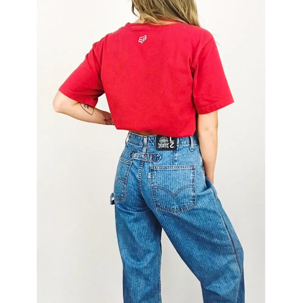 Vintage FOX Graphic Tee in Red | Size M Size M - Image 9
