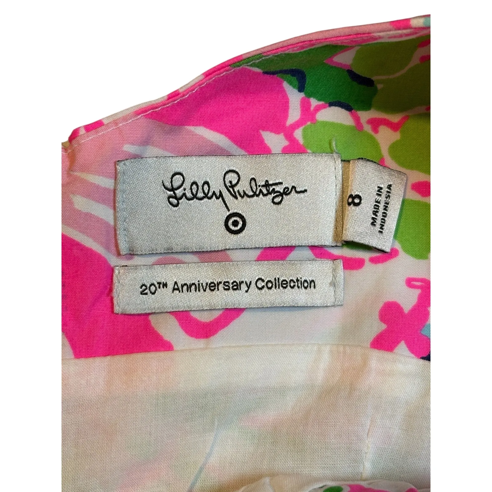 Lilly Pulitzer for Target 20th Anniversary Shift Dress Nosey Posey Floral Size 8 - Image 9