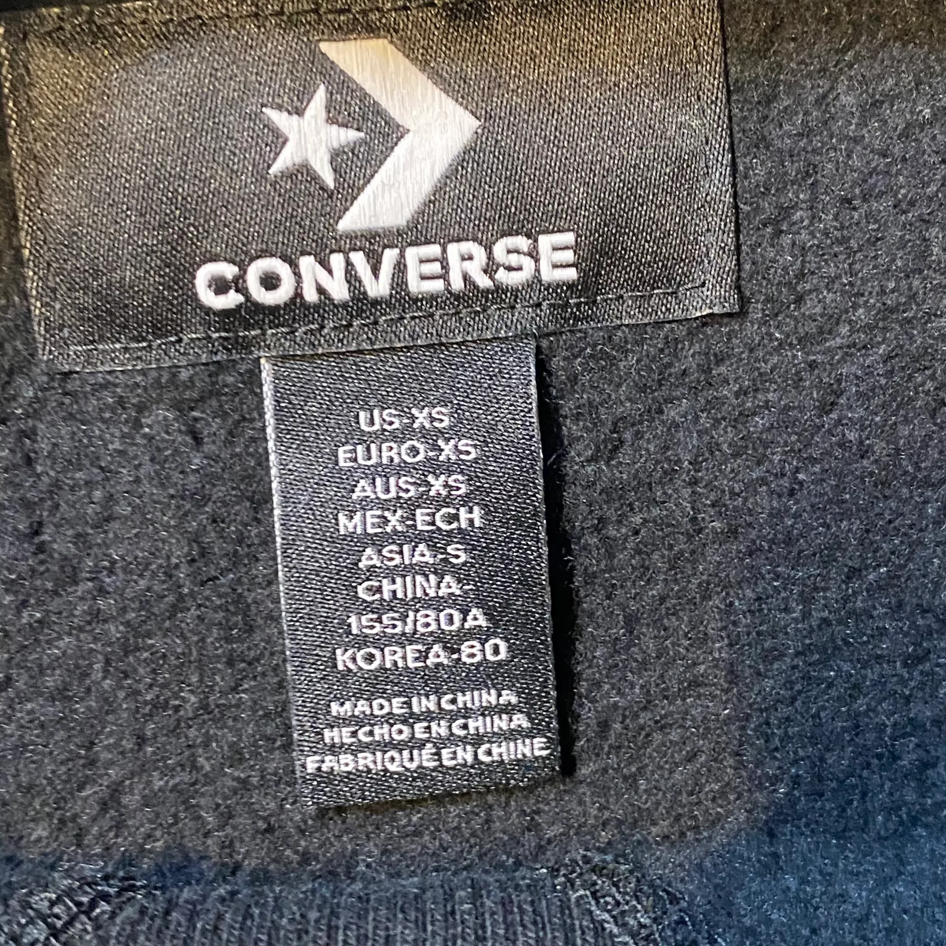 Black Floral Logo Crewneck Sweatshirt - Image 2