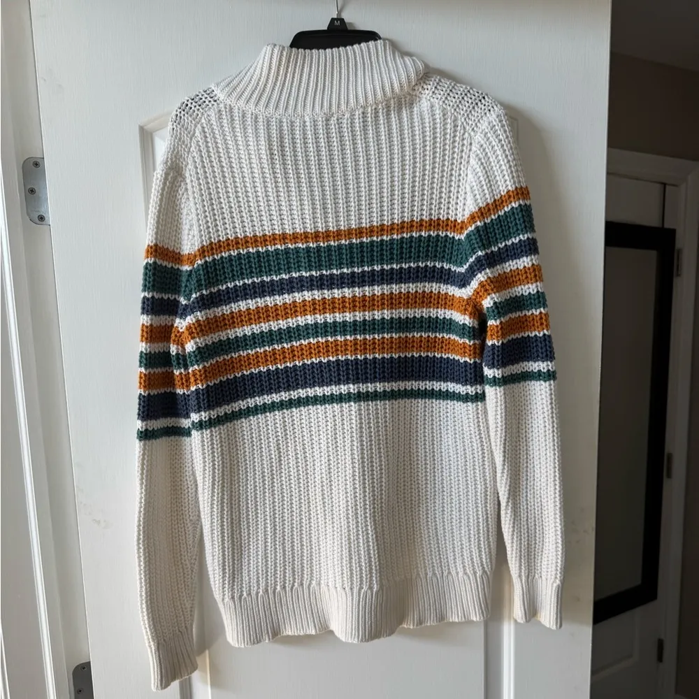L.L.Bean EUC |  | Mockneck Henley Sweater - Image 3