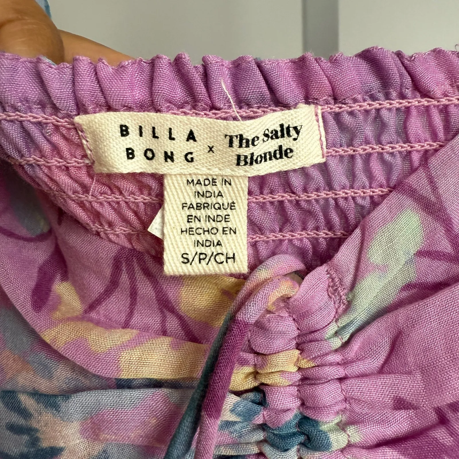 Billabong The Salty Blonde Paradise Love Floral‎ Boho Fairy Dress size S - Image 4