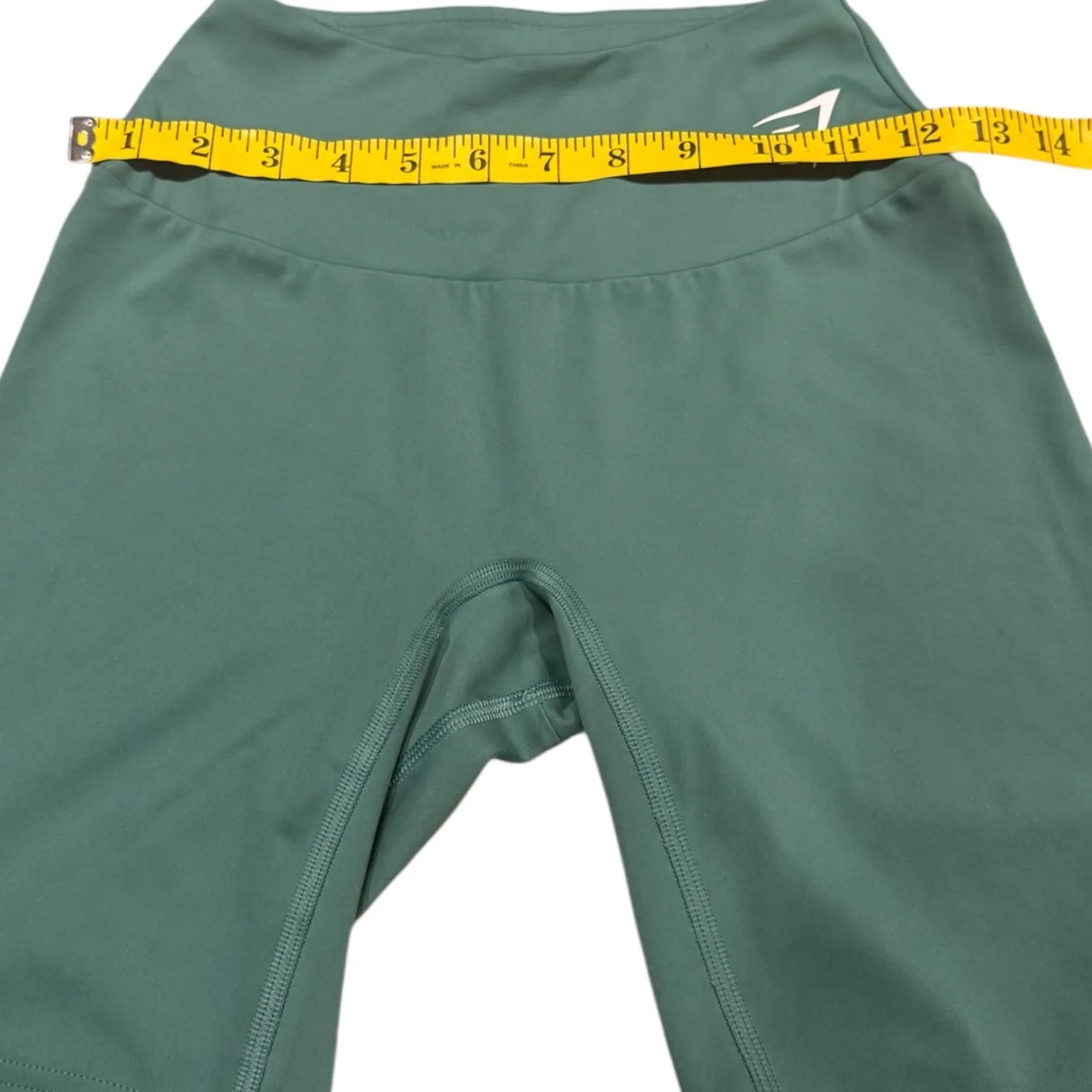 Gymshark Green‎ Sweat Seamless Training Biker Shorts Womens Size S Gym Workout - Image 4