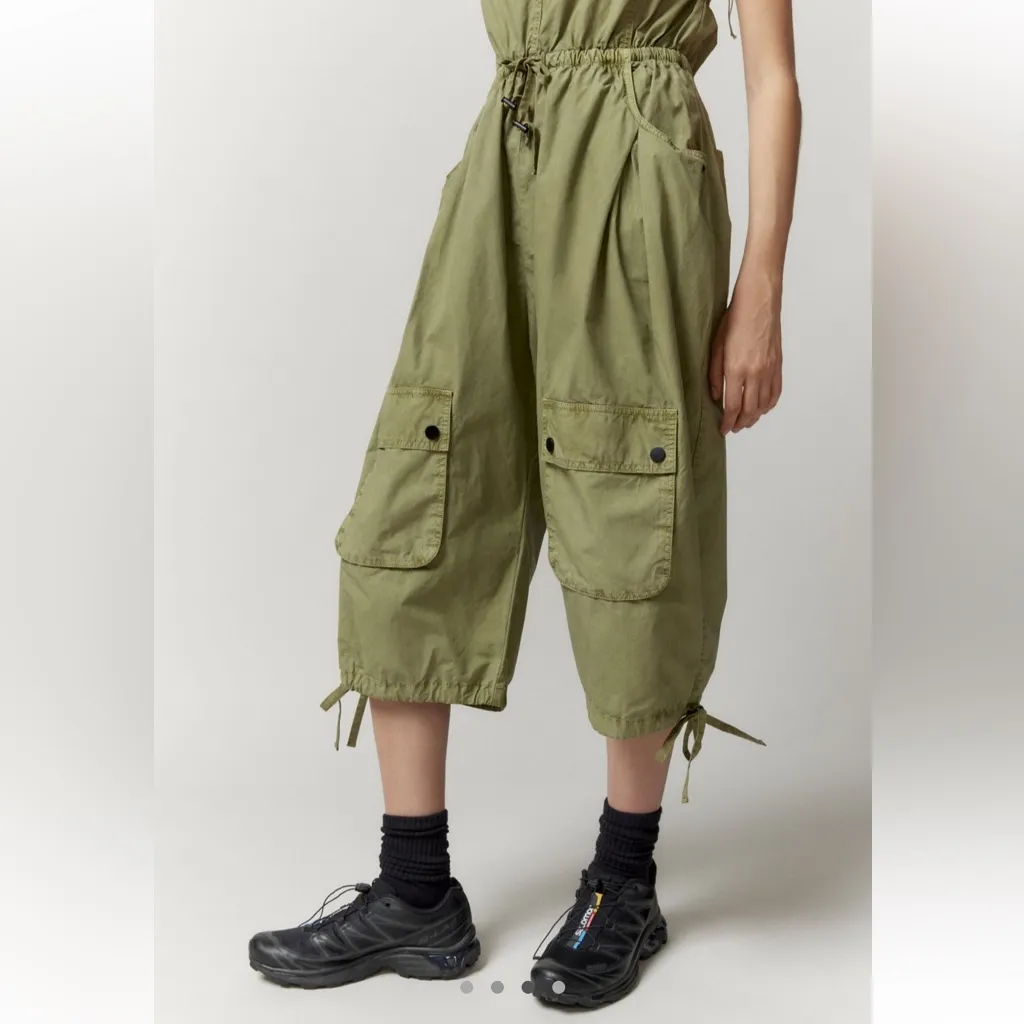 NWT Green BDG Frankie Utility Cropped Jumpsuit Size XS - Image 6