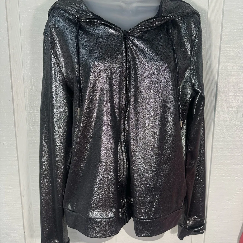 NFL Couture New Orleans Saints Metallic Couture Full Zip Womens XL EUC - Image 3