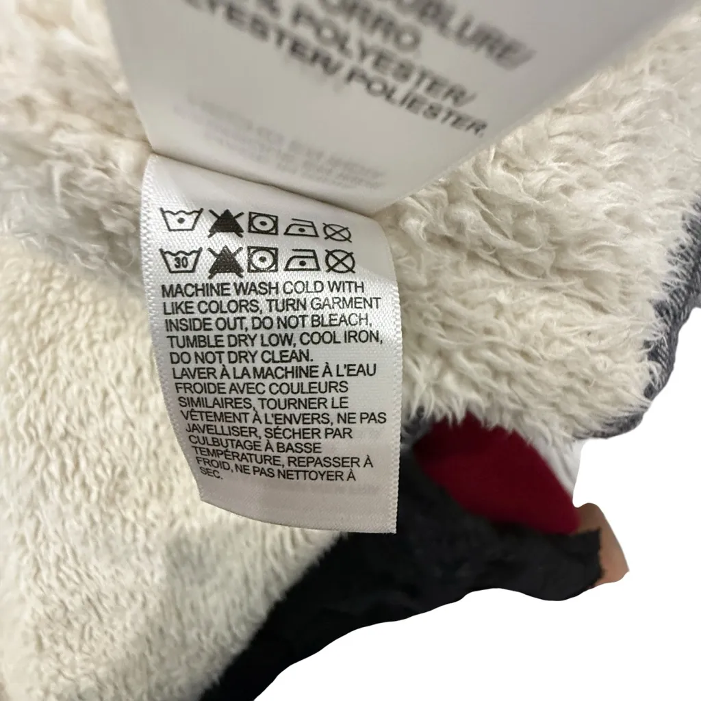 Lucky Brand flannel shacket Cotton  Fleece Lined Sweater Jacket size medium - Image 7