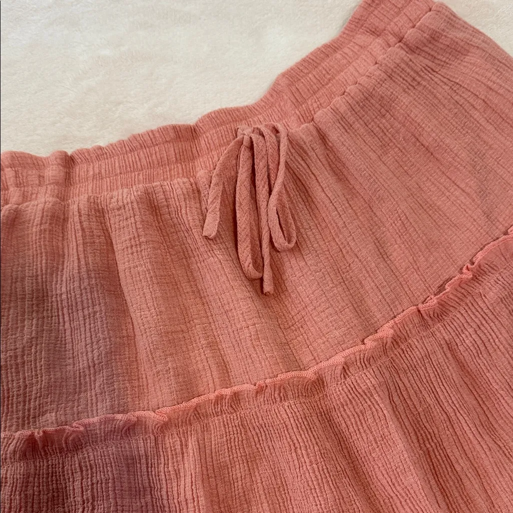 Love Tree  Blush Pink & Wonderly Beige Gauze Mini Skirt Bundle (2) Size Small - Image 5