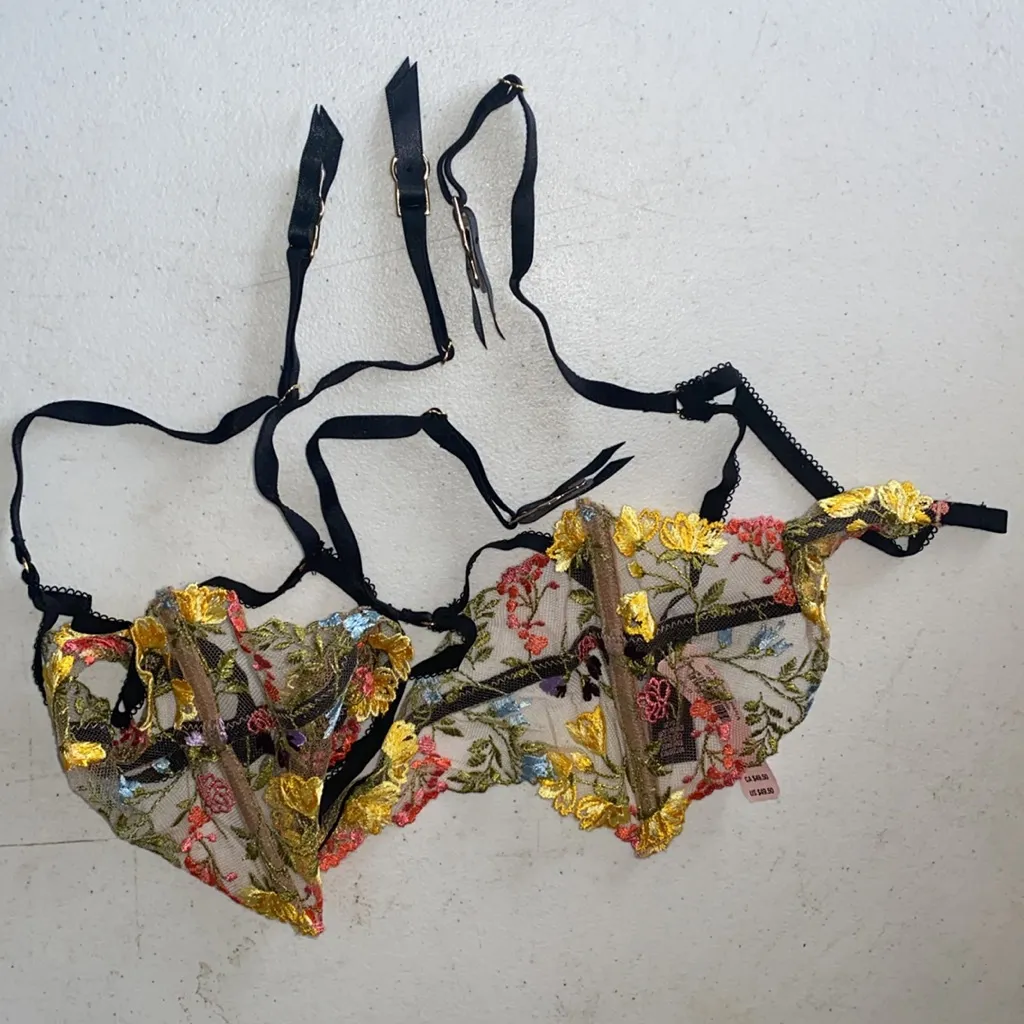 Victoria's Secret Dream Angels Floral garter‎ XS/S - Image 3