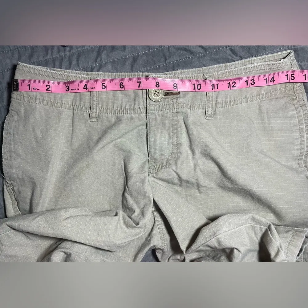 The North Face A5 Series Cotton Cargo Climbing Hiking Shorts - Size 4 Long Stone - Image 5