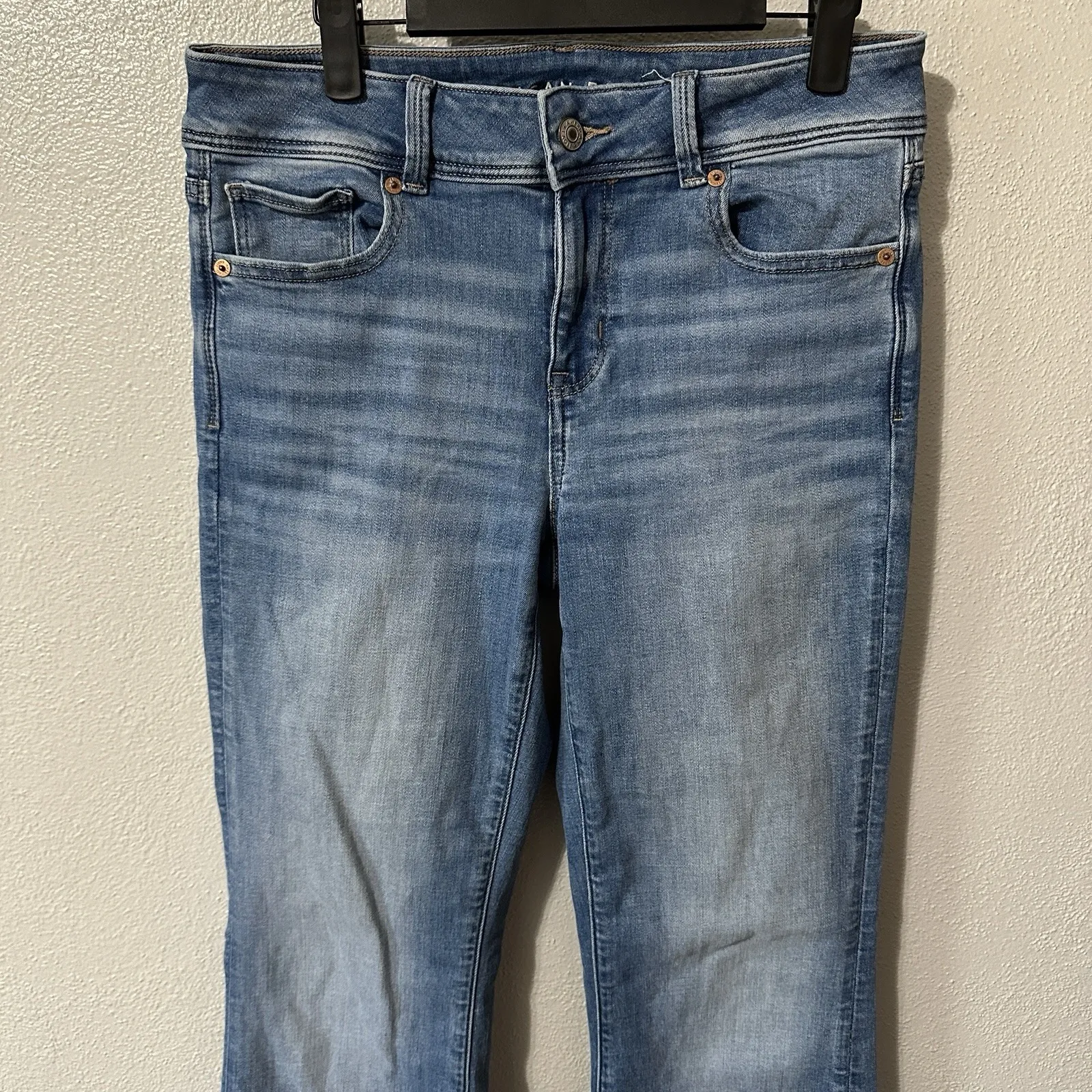 American Eagle Jeans Womens 8 Kick Boot‎ Cut Next Level Stretch Western Boho - Image 2