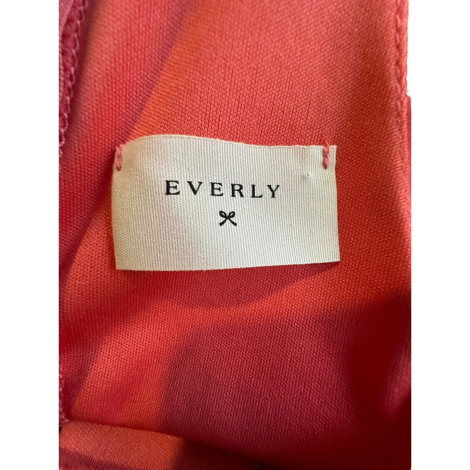 Everly Size‎ Small Coral Pink Goddess Style High Neck Dress Lightweight #I15-5 - Image 9