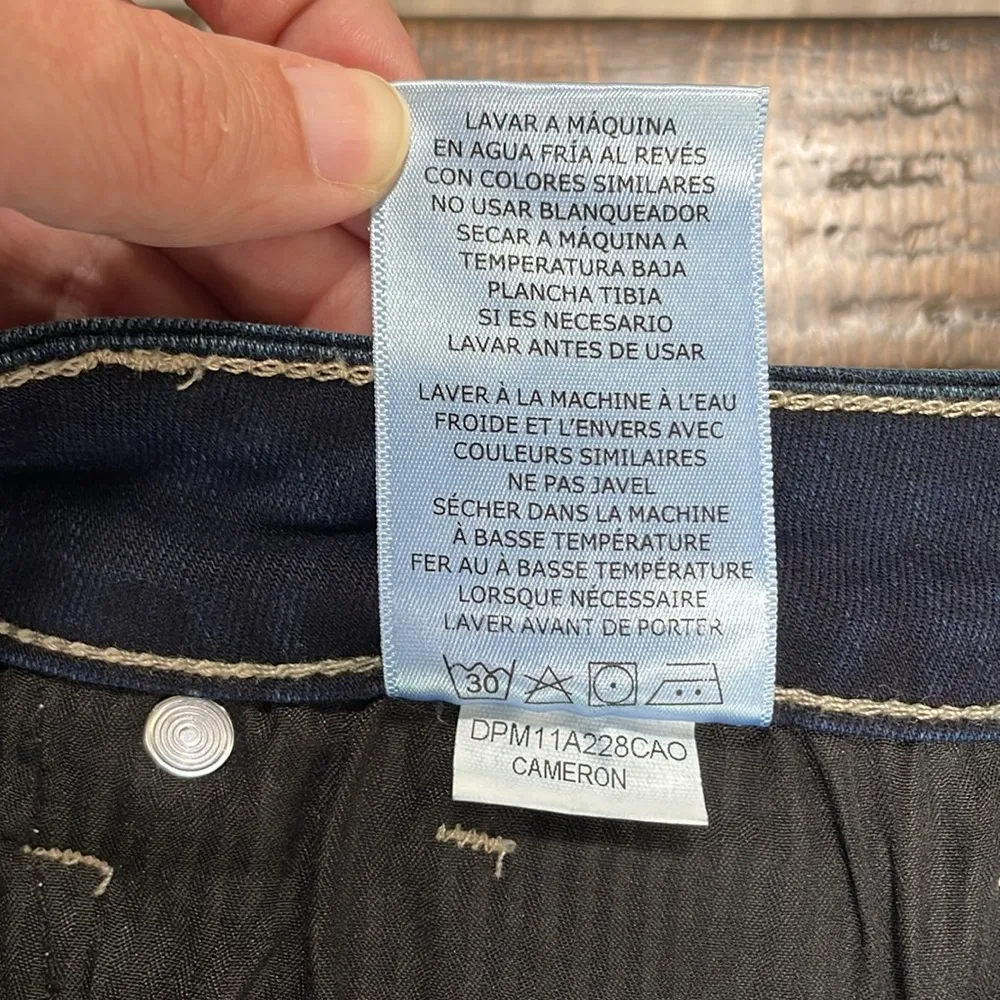 DEAR JOHN Gisele High Rise Dark Wash Skinny Jeans in Cameron Size 27 - Image 13