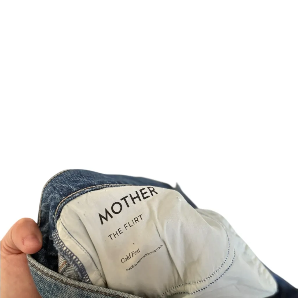 Mother The Flirt in Cold Feet Blue Size 28 - Image 3