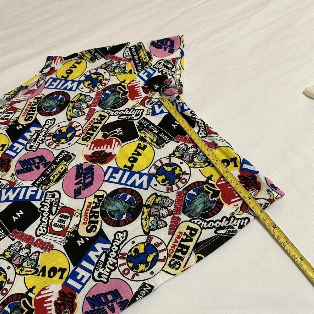 Women’s Zara Graphic New York Oversized Top Shirt Sz M Medium NWOT - Image 7