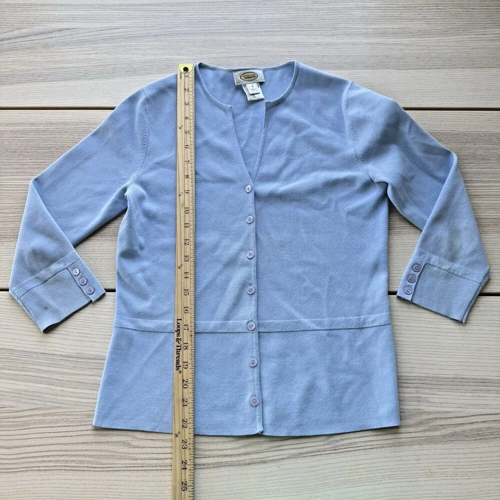 Talbots Cardigan classic Sweater 3/4 Sleeve Button-Up V-Neck Women’s Size small - Image 5