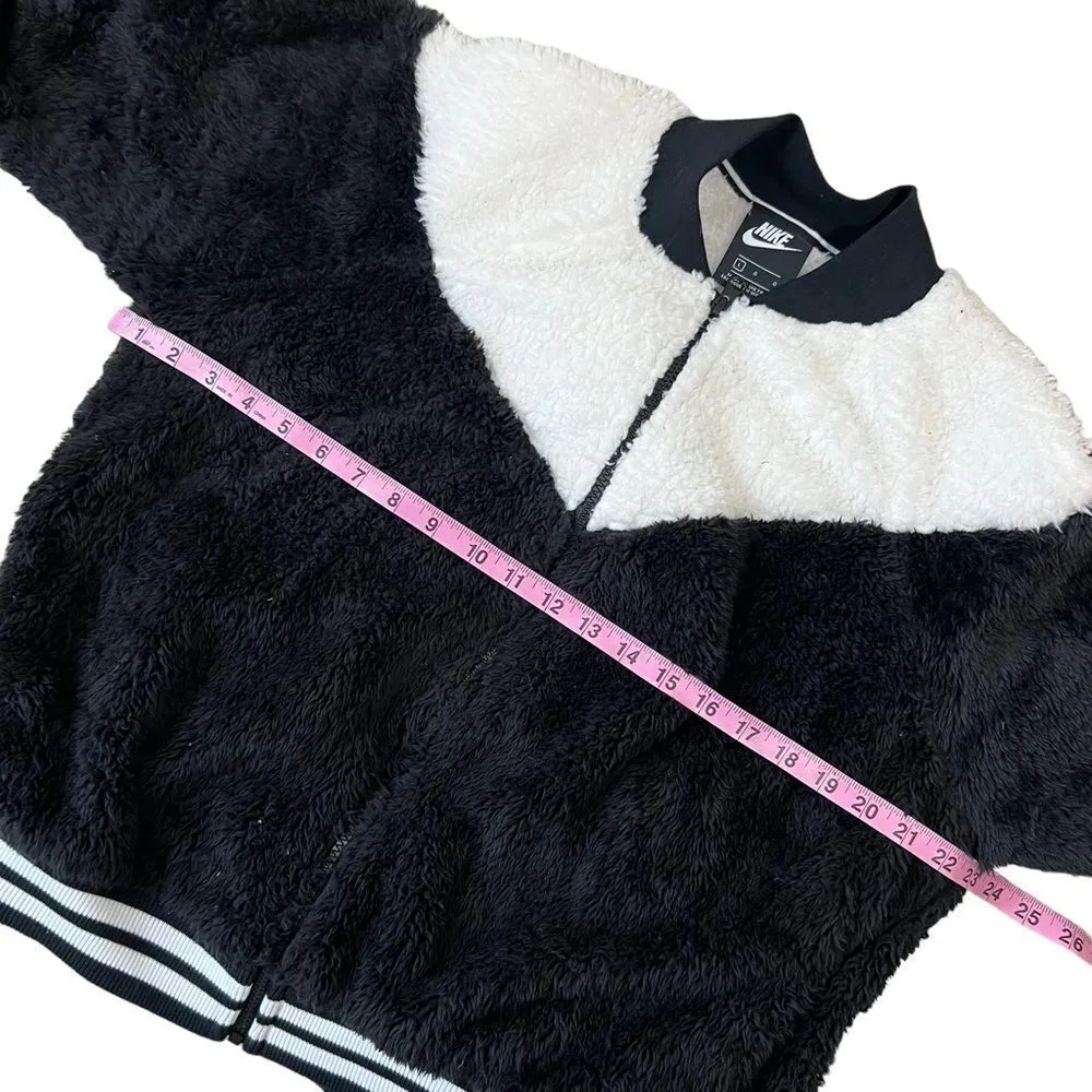 Nike Women's Sportswear Wolf Sherpa Bomber Jacket - Image 7