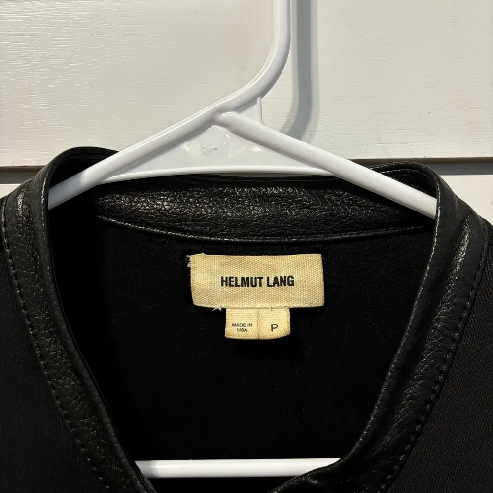 Helmut Lang Black Leather Jacket - Image 4