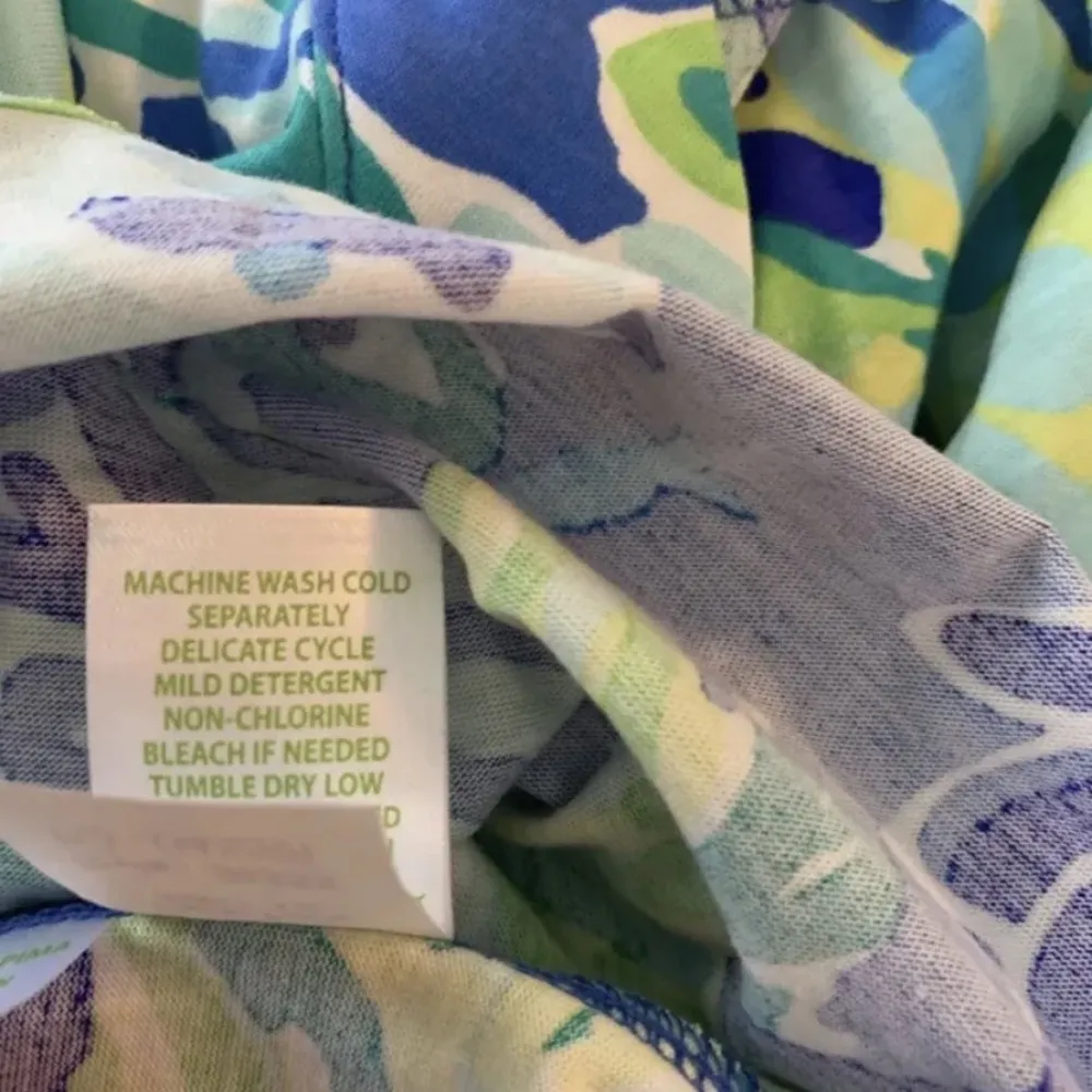 Lilly Pulitzer Riva Dress Brilliant Blue Wade & Sea XS New NWT 100% Pima Cotton - Image 11