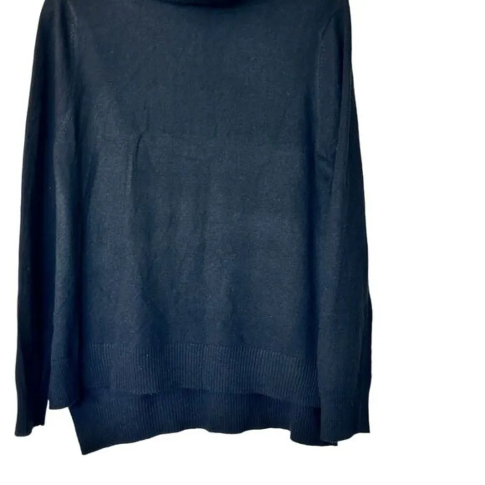 NWT Lulus S Women Black‎ Turtleneck pullover oversized Sweater - Image 2