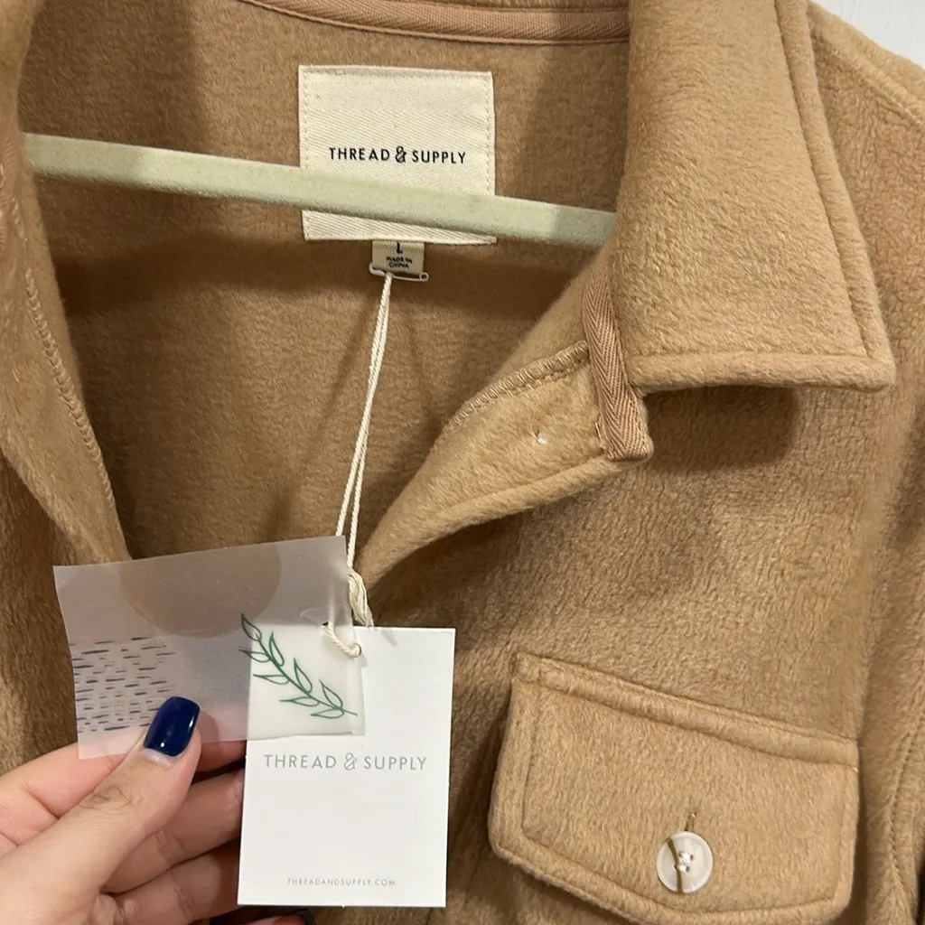 Thread & Supply shacket Size L - Image 3