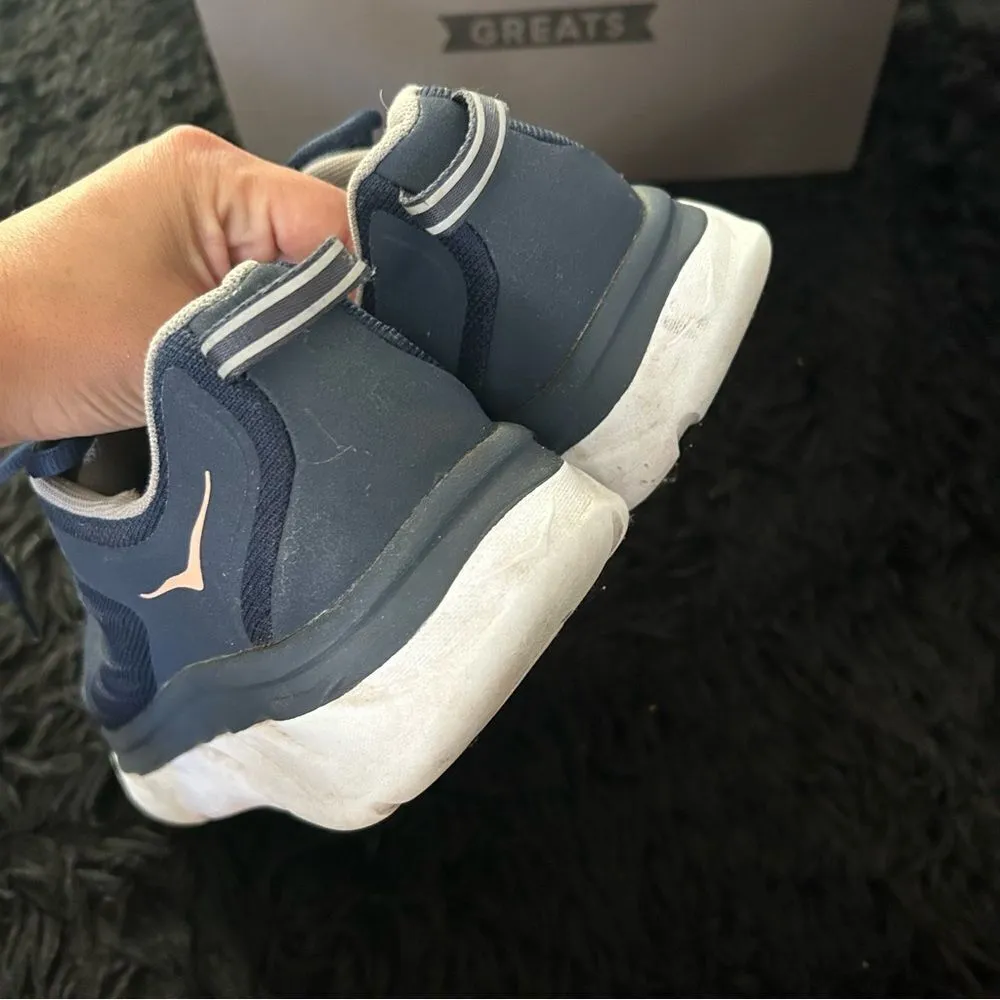 HOKA one one akasa blue athletic lace up shoes sneakers women’s 9.5 Blue - Image 5