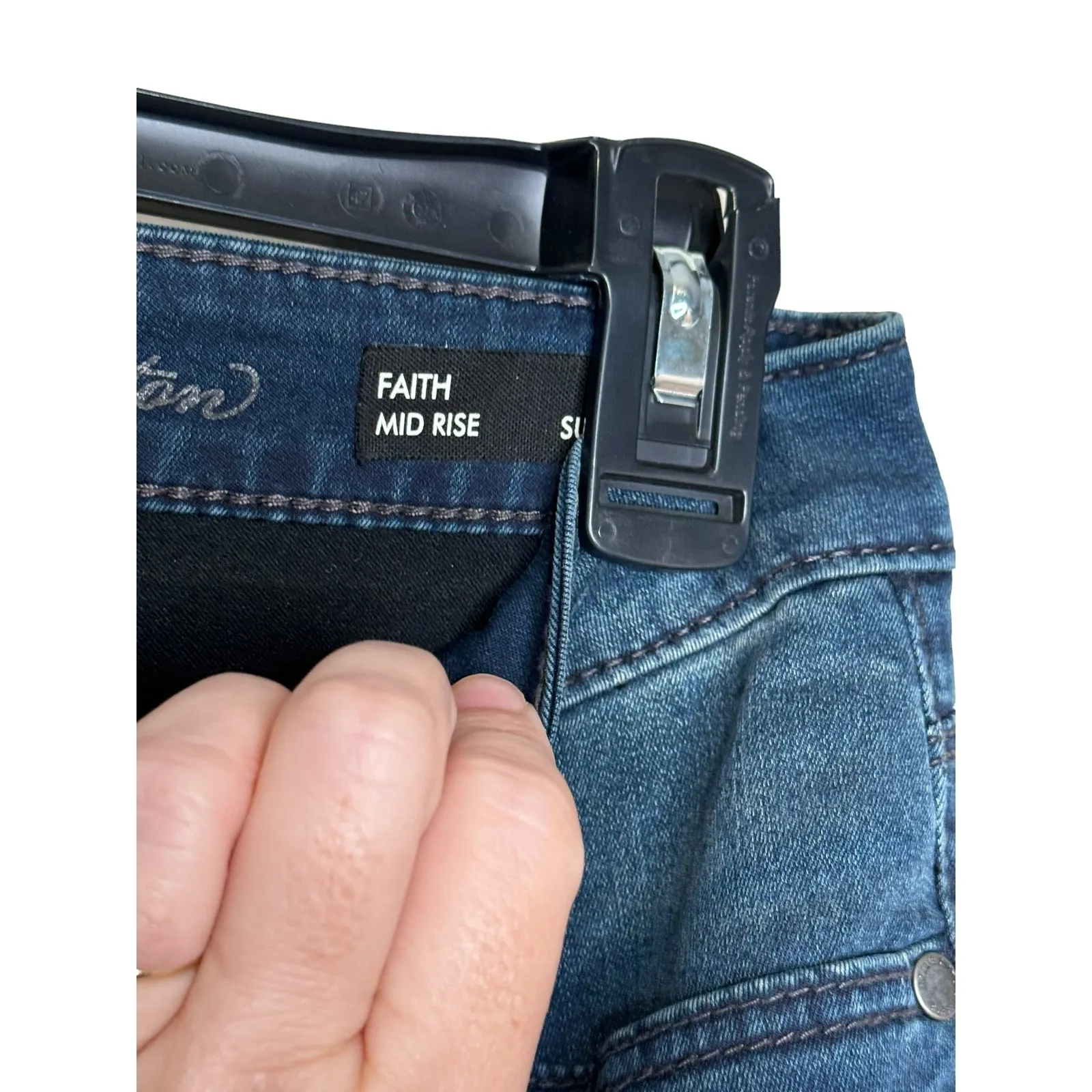 Buffalo Women's Jeans David Bitton Faith‎ Mid-Rise Stretch Super Skinny Denim 28 - Image 6