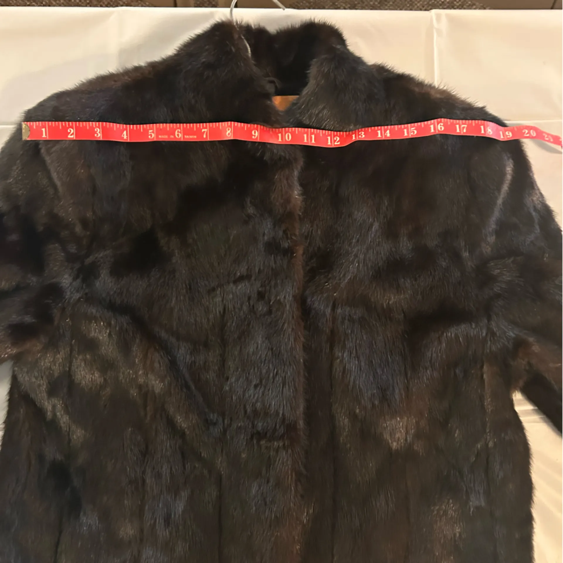 Blackglama Women’s Mink Fur Coat Size 14 – Dark Ranch Real Mink, Vintage Luxury Brown - Image 8