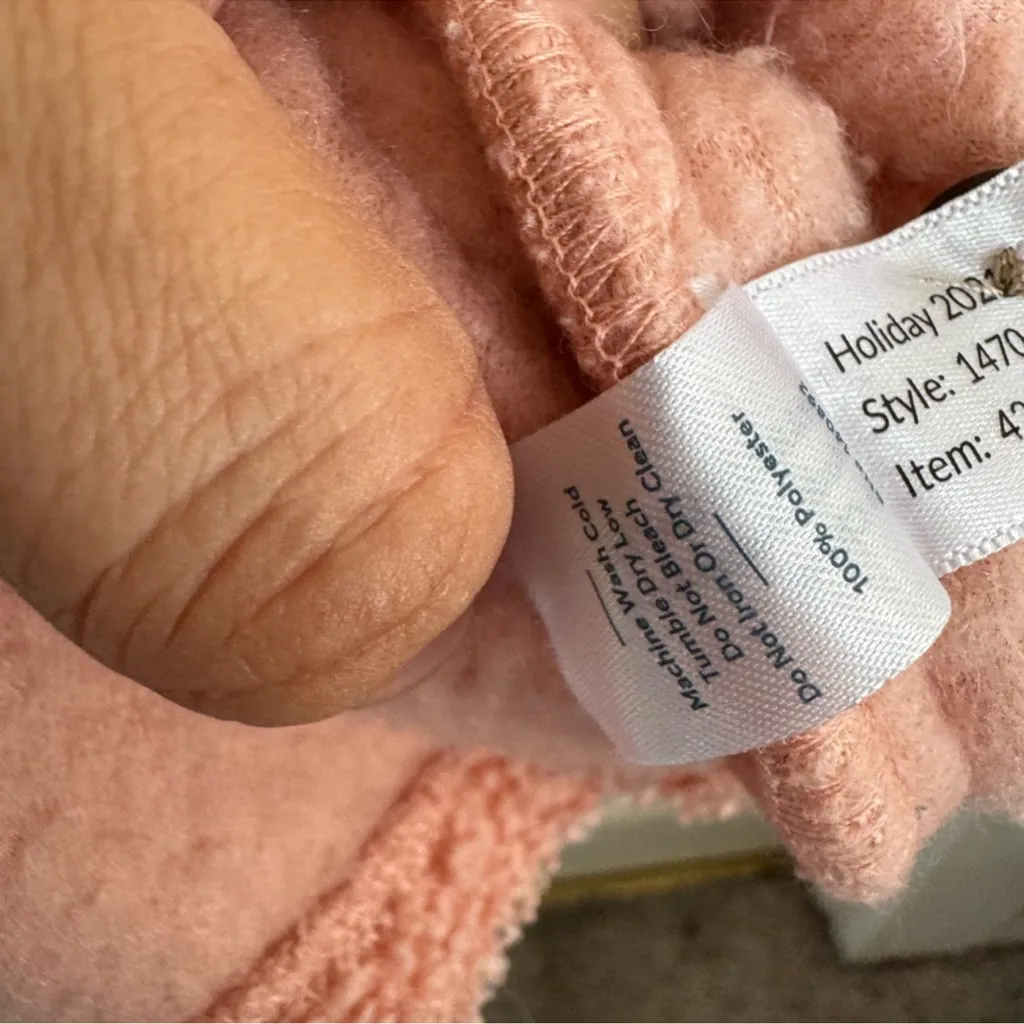 Marine Layer pink Eden Sherpa Overshirt jacket size small. - Image 7