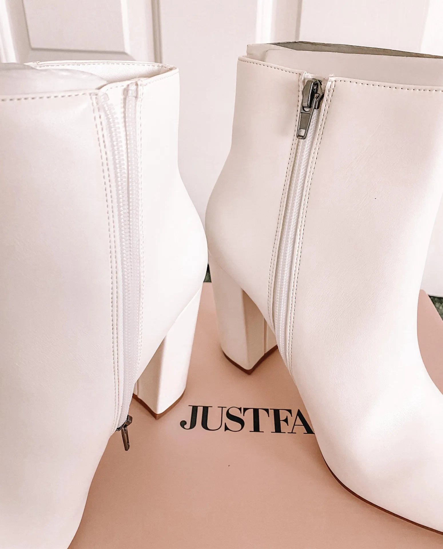 NEW White Booties - Image 3