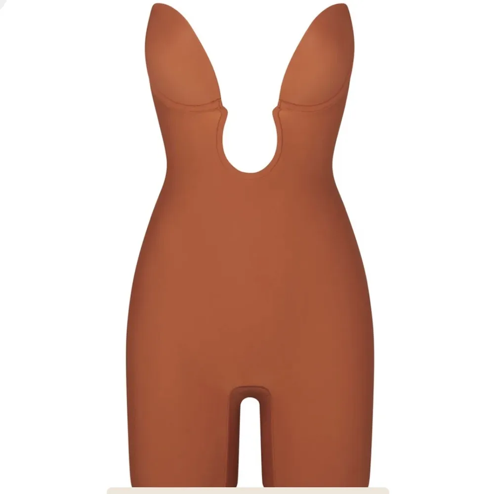 NTW / DEEP PLUNGE SHAPEWEAR MID THIGH BODYSUIT - Image 2