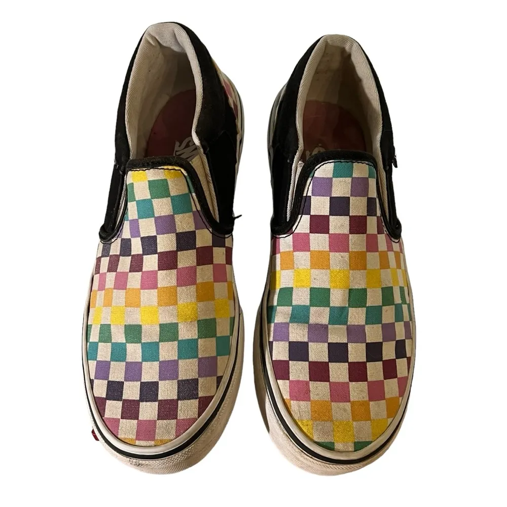 Vans Sneakers Checkerboard Slip On Pride Rainbow Skater - Image 3