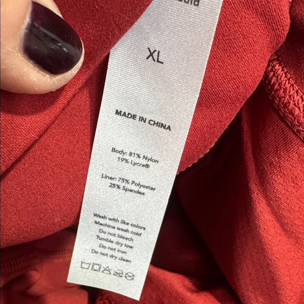 Colorfulkoala pants loungewear workout xl stretch flare Red Wide Leg pant NEW - Image 5