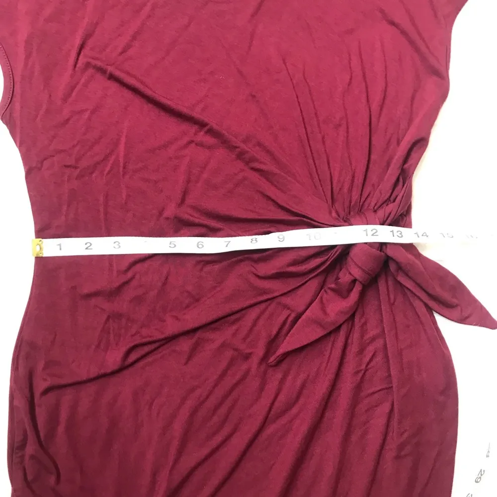 About Us Super Soft Tie Waist Holiday Mini Dress - Image 5