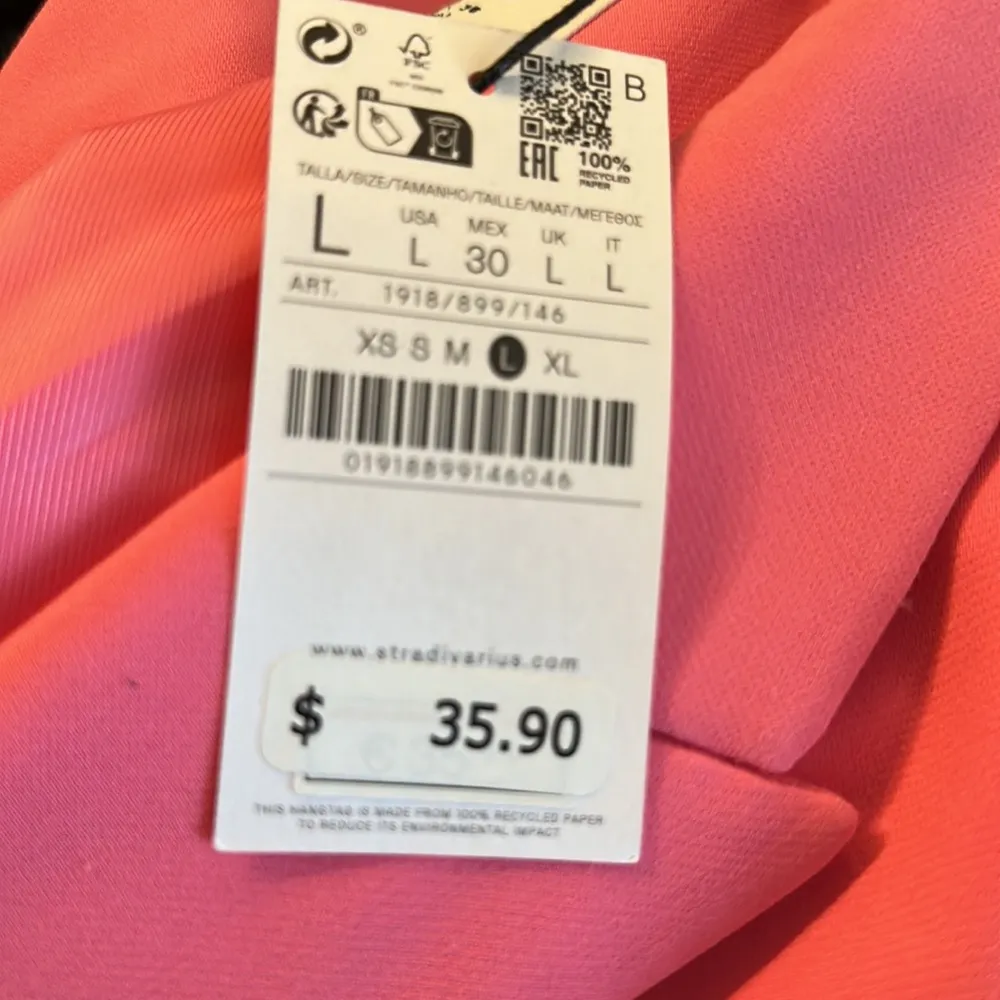 New‎ BUTTONED BLAZER pink - Image 4