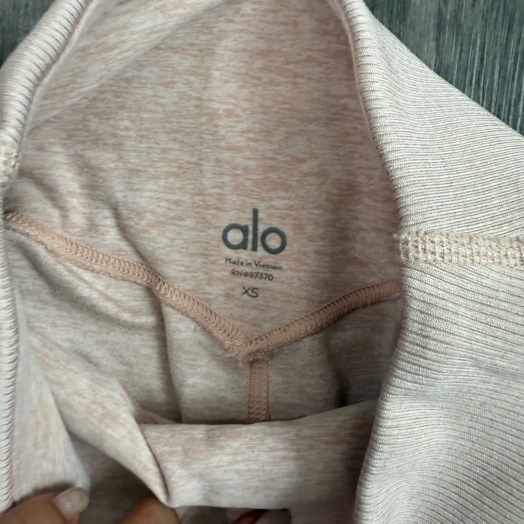 Alo Yoga Alosoft Lounge Leggings Heather Pink Women's XS - Image 5