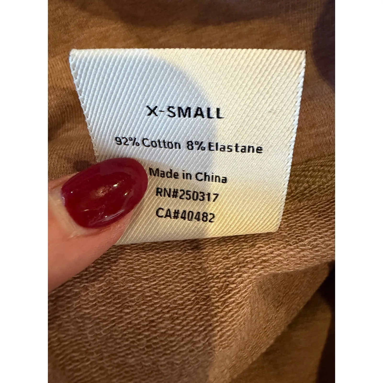 Varley Sweatshirt Women XS Taupe Heathered Turtleneck Atlas Pullover Athleisure - Image 12