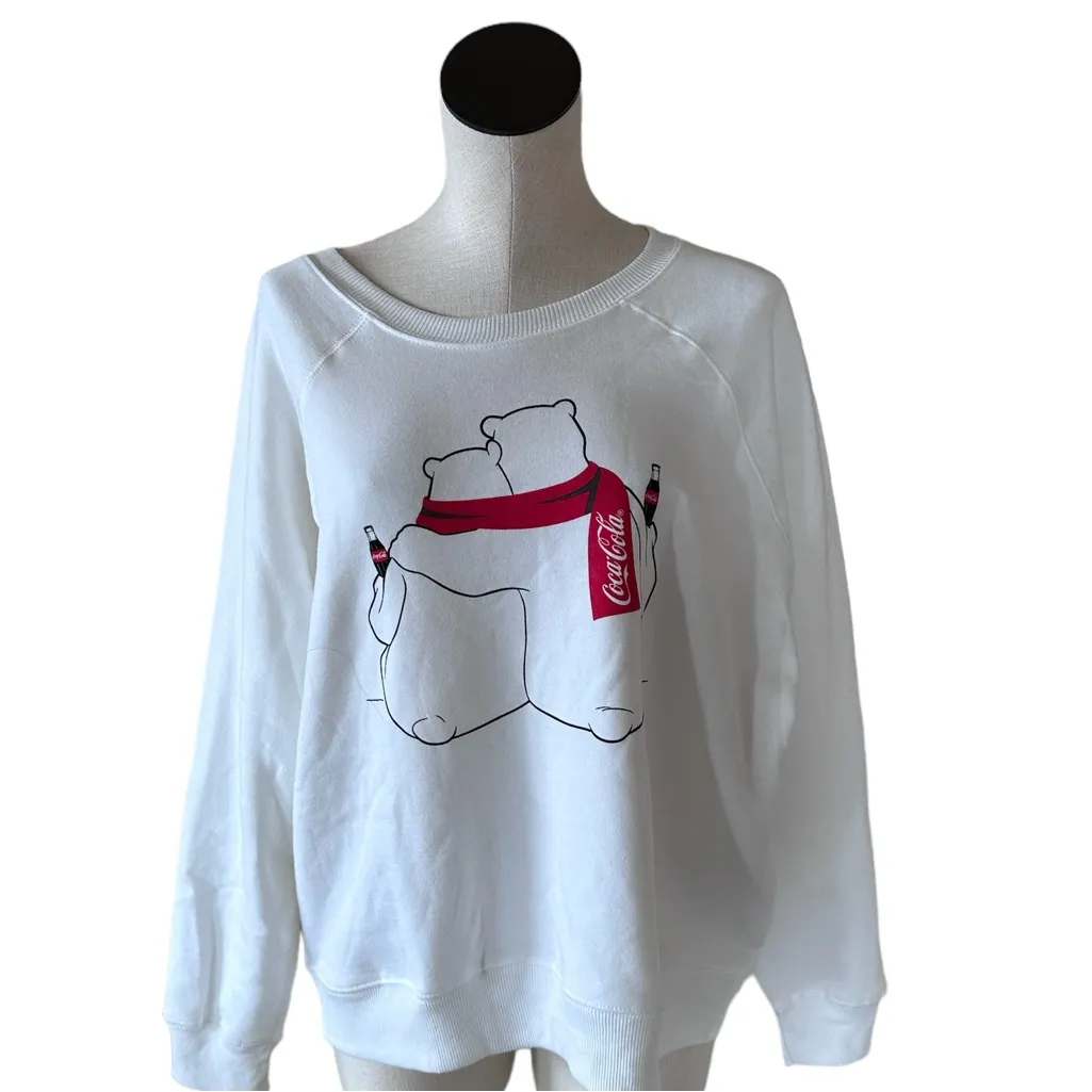 NWT Wildfox Vanilla Coca-Cola Polar Friends Crewneck Sommers Pullover - Image 8