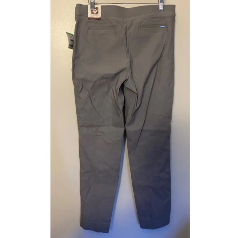 Anne Klein Slim Ankle Pants Spring Cloud Grey Size 8​ - Image 2