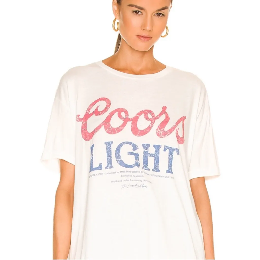 The Laundry Room Revolve COORS LIGHT tee shirt - Image 3