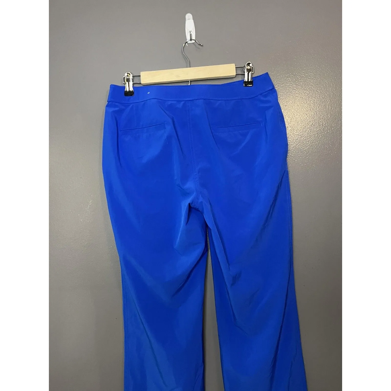 Weekends By Chico's Pants 0 Womens Size 4 Blue Straight Leg Stretch Chino Casual - Image 5