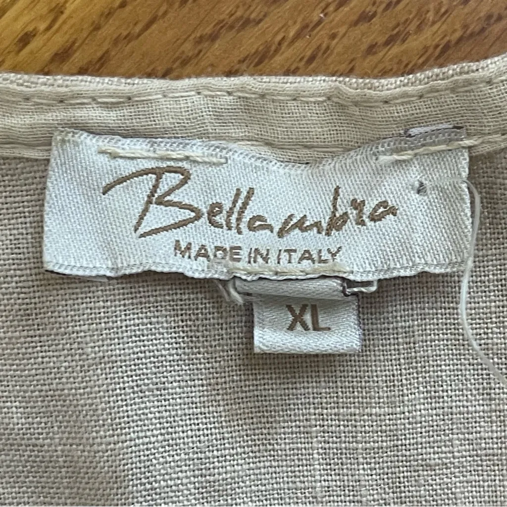 Bella umbra Italian Linen Midi Dress with Tie Belt - Image 8