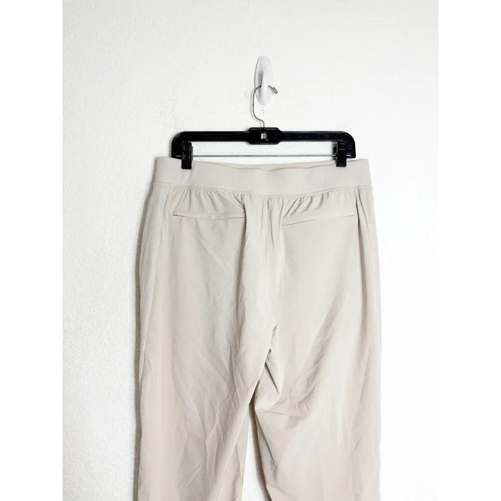 Athleta Brooklyn Mid Rise Ankle Pant Size 12 Cream Workout Athleisure - Image 12