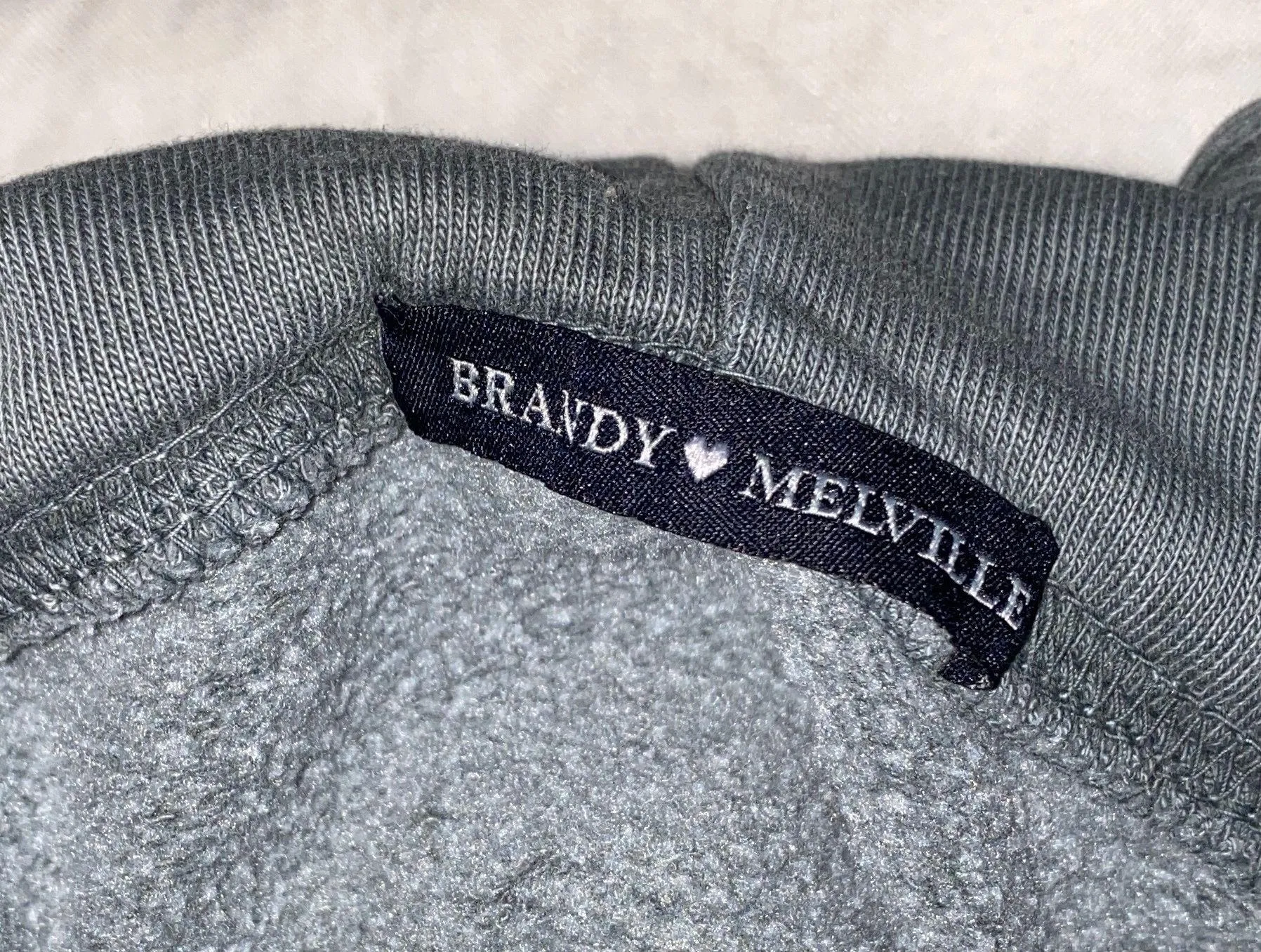 Brandy Melville Sage Green Christy Maine Hoodie - Image 5