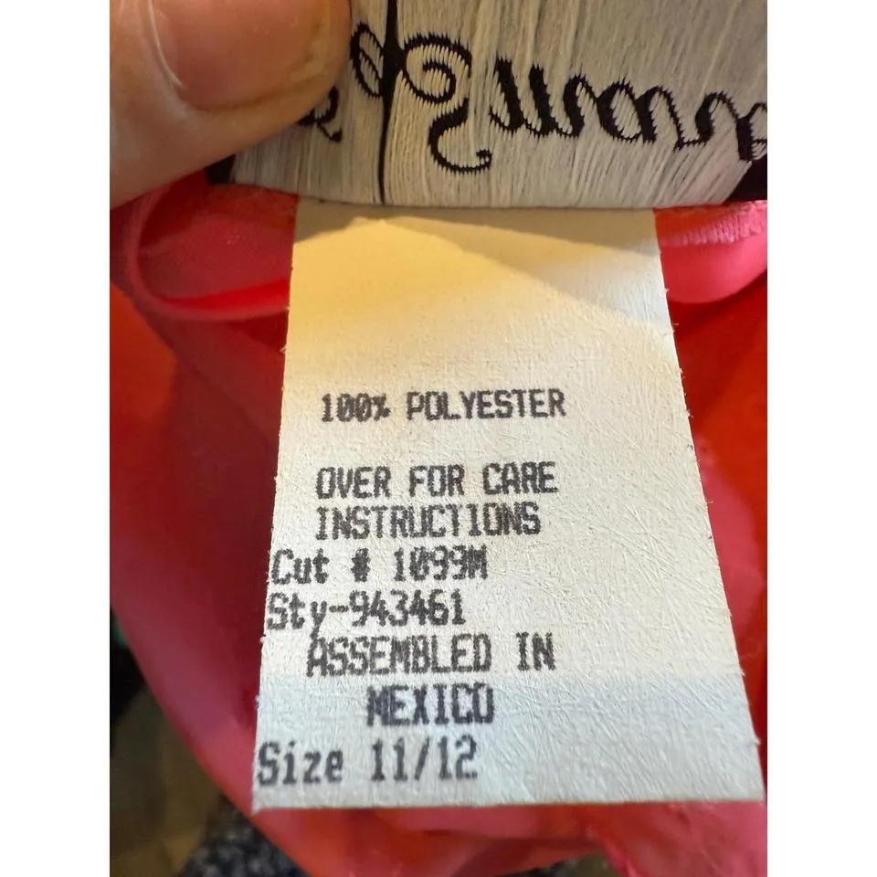 Be Smart Coral Floral Burnout Sheer Midi Dress Women's 11/12 Cowl Neck Size undefined - Image 6